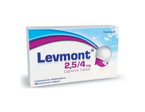 levmont 2.5 4 mg